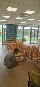 新加坡伊顿幼儿园室内空气净化工程现场3
