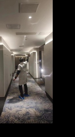 穹窿山孙武书院罗浮山庄室内空气净化工程现场4